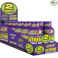 Stacker 2 Extra Strength Extreme Grape Energy Shots 2oz (Pack of 12)