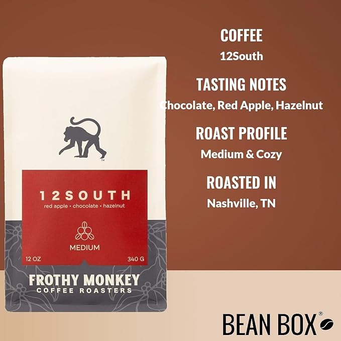 Bean Box Coffee Sampler - Roasted by Frothy Monkey 3-Pack Whole Bean Coffee Gourmet Coffee