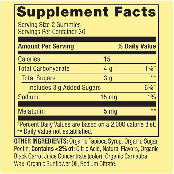 Spring Valley Melatonin Gummies Dietary Supplement 5 mg 120 Count +Better Guide Vitamins &ampSupplements