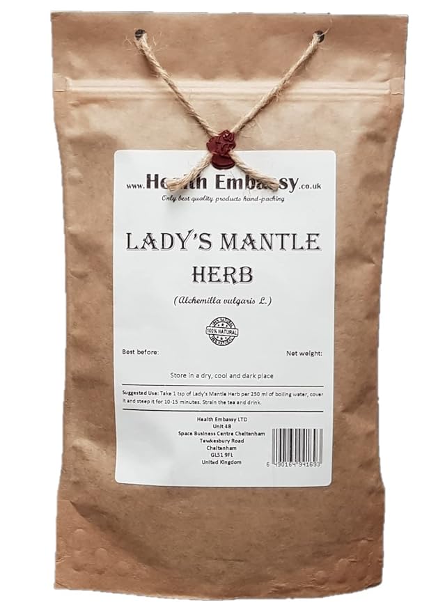 Health Embassy Ladys Mantle Herb | Alchemilla Vulgaris L | Herbal Tea (100g)