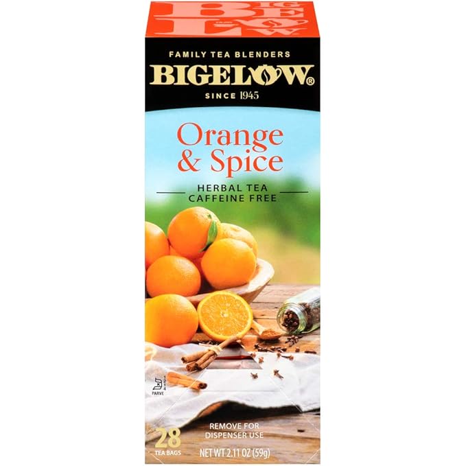 Bigelow Orange Spice Tea 28 Count (Pack of 6)