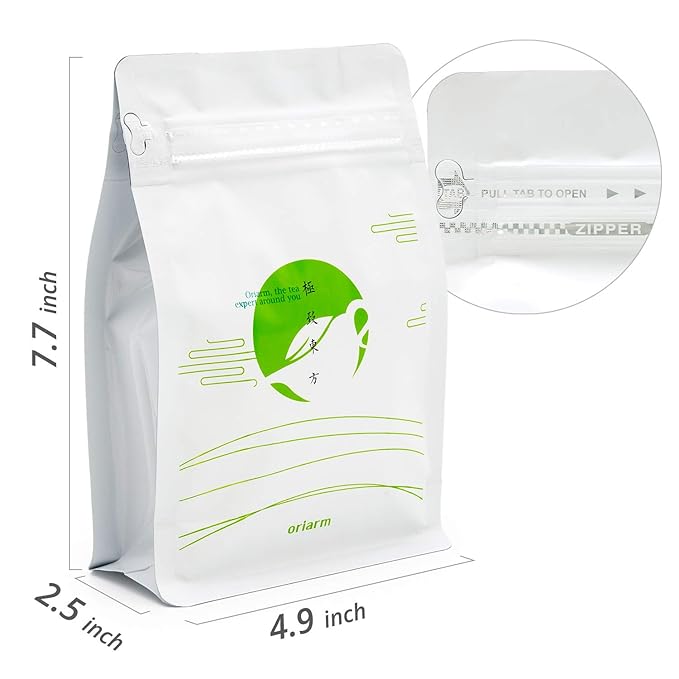 Oriarm 2025 Dragon Pearls Jasmine Green Tea - Chinese Jasmine Loose Leaf Tea Hand-Rolled Tea Balls 250g (8.8 oz) - Floral Aroma Smooth Taste - 2nd Grade