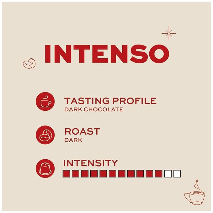Kimbo Intenso Whole Bean Coffee | Medium Roast with Cocoa Notes | 12/13 Intensity | Balanced &amp Creamy | Blended &amp Roasted in Italy | 17.6 oz (500g) bag