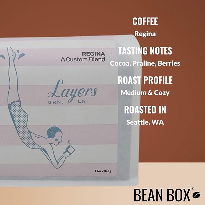 Regina - Roasted by Stamp Act - Whole Bean Coffee - 12 Ounce Bag