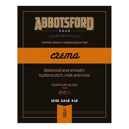 Abbotsford Road - Specialty Coffee Variety Pack Espresso Gourmet Roasted Coffee Beans Ideal for Cold Brew Drip Aeropress Pour Over or Percolator Includes Two 12oz Bags (Crema | Francese Whole B