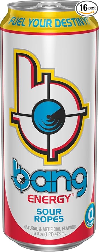 VPX Bang - Sour Ropes- 16fl.oz. (Pack of 16)