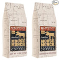 Moose Munch Milk Chocolate Peanut Butter Ground Coffee – 2 Pack 12 oz Bags – Chocolate &amp Peanut Butter Dessert-Inspired Flavored Coffee