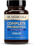 Dr. Mercola Complete Afterbiotics - 18 Billion CFU - Supports Digestive &amp Immune Health - SBOs - with Saccharomyces boulardii - Non-GMO &amp Gluten-Free - 30 Capsules (30 Servings)