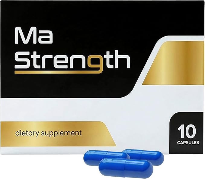 Sports Nutrition Supplement for Men | Daily Energy &amp Support for Active Lifestyles | Botanical Formula with Horny Goat Weed Tongkat Ali Panax Ginseng &amp Maca Root | Travel-Friendly 10 Pack