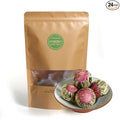 GOARTEA Blooming Tea Flowers - 24pcs 2 Packs of 12 - Individually Sealed Flowering Balls - Hand-Tied Natural Green Tea Leaves &amp Edible Flowers - Gifts For Tea Lovers