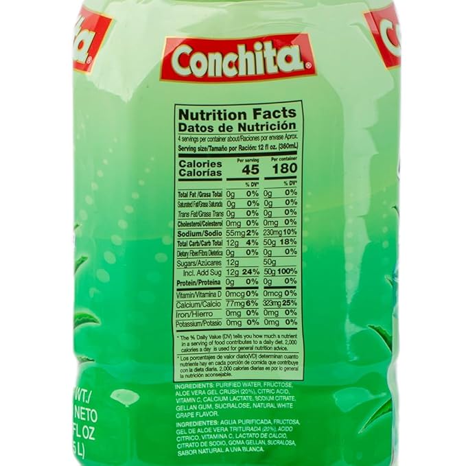 Conchita Aloe Vera Juice Drink - Refreshing Beverage - 1.5 lt. (Pack of 12)