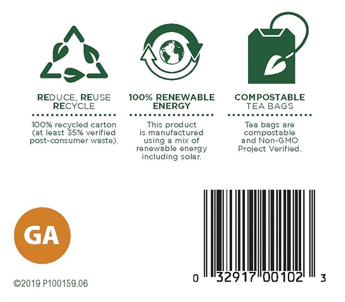 Traditional Medicinals Organic Ginger Aid Herbal Tea Promotes Healthy Digestion (Pack of 3) - 48 Tea Bags Total