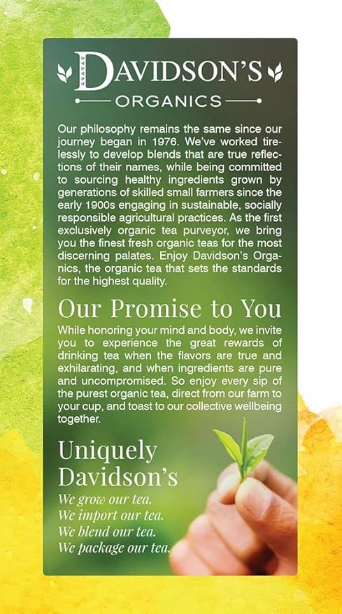 Davidson's Organics Ayurvedic Infusions Immunity 25-count Tea Bags Pack of 6