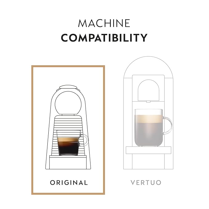 Nespresso Capsules Original Line Vaniglia Medium Roast Espresso Coffee 50 Count Espresso Coffee Pods