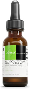 DAVINCI Labs Gluconic DMG Liquid 300mg - Helps Support Immune System Muscle Function Heart Health &amp Brain Health* - 2 fl oz (60 Servings)
