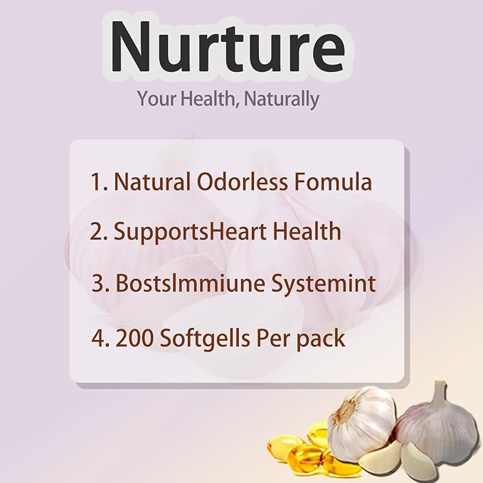Primus Aged Garlic Extract Supplement - 7500mg Odorless Organic Garlic for Heart &amp Immune Support Non-GMO 200 Count Vegetarian Softgels