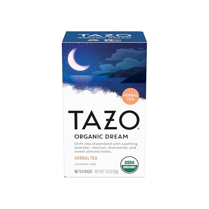 TAZO Tea Bags Regenerative Organic Zen Calm Chamomile &amp Herbal Organic Dream 16 CT (1ea) (Variety Pack)