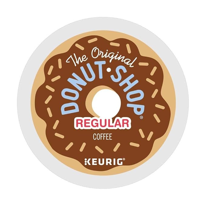 The Original Donut Shop Regular Single-Serve Keurig K-Cup Pods Medium Roast Coffee Pods! wx-uj-19855