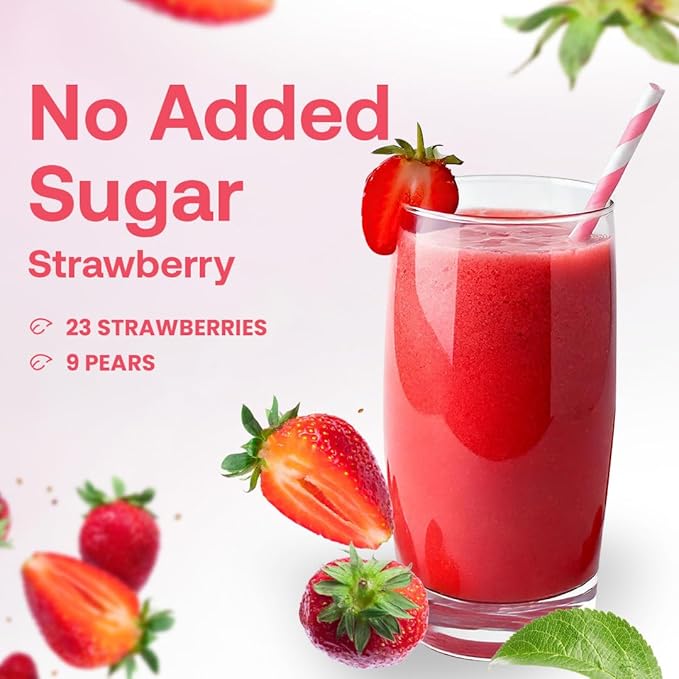 Dr. Smoothie Strawberry 100% Crushed Fruit (46 Oz Bottle)
