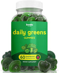 Super Greens Gummies - with Moringa Spirulina &amp Chlorella - Made in USA - 60 Gummies - 30 Day Supply