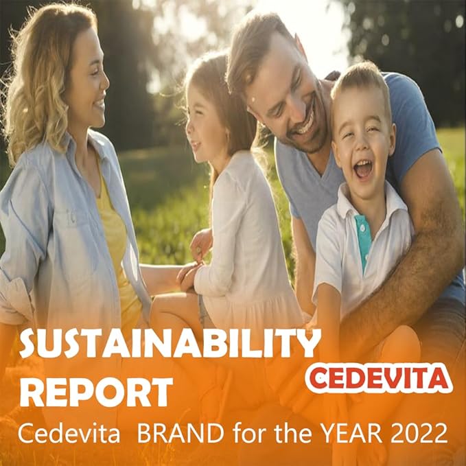 Cedevita Multivitamin Drink Healthy and Sweet Refreshing Vitamin Drink Powder Mix Limona &amp Pineapple with 9 Essential Vitamins Energy Drink - Pack of 12 0.5 L