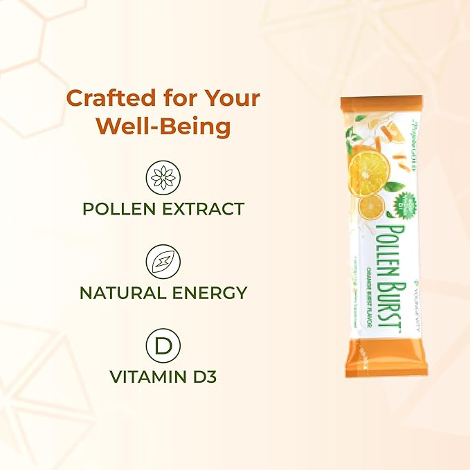 Youngevity ProJoba Pollen Burst™ - Clean Natural Energy Supplement w/Green Tea Pollen Extract GliSODin® - Increase Focus Brain Boost Endurance Mental Clarity (30 Sticks)