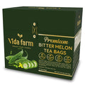 VIDA FARM 75 Premium Bitter Melon Tea Bags Zero Sugar Tea Handpicked 100% Pure and Natural Dried Bitter Melon Non-GMO No Caffeine Gluten-Free Vegan