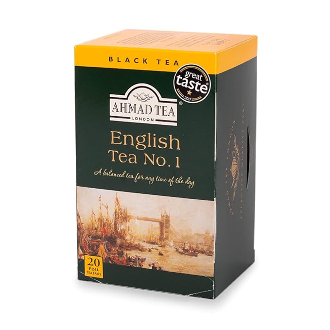 Ahmad Tea English Tea No.1 20 count (Pack of 6)