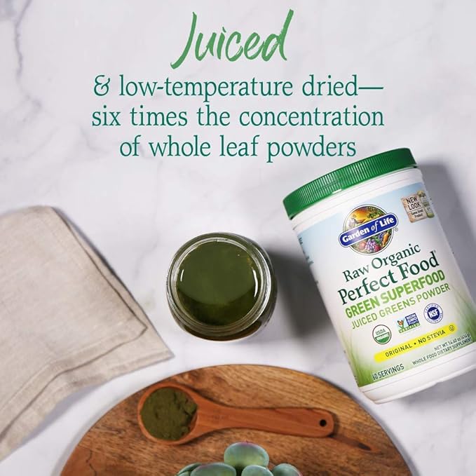 Garden of Life Super Greens Powder Smoothie &amp Mix Probiotics &amp Digestive Enzymes for Digestive Health Organic Superfoods Nutrition Fruit and Vegetables for Women &amp Men Energy Original