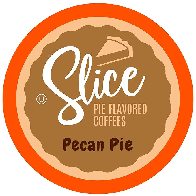 Slice Coffee Flavored Coffee Compatible with K Cup Brewers Including 2.0 Pecan Pie 40 Count