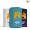 EUPHORIA COFFEE CO. Whole Bean Variety Pack with Good Sport Light Roast Honduras Medium Roast and The Office Dark Roast | 12oz Bag (3 Pack)