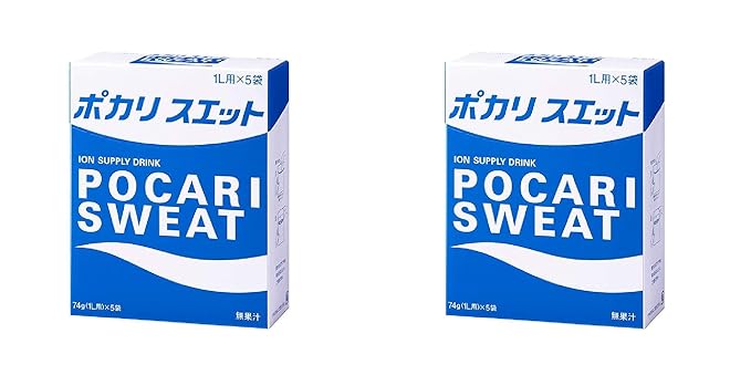 Otsuka Pharmaceutical Ootsuka Pocari Sweat Ion Supply Sports Drink Mix (1 Box of 5 Packets) Pack of 2