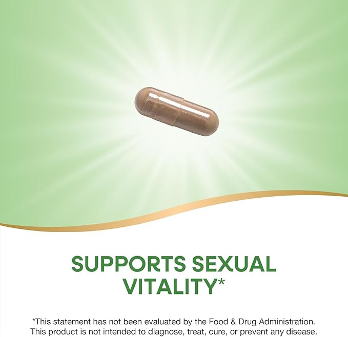 Nature's Way Horny Goat Weed Premium Extract Sexual Vitality* Non-GMO Vegan 60 Capsules