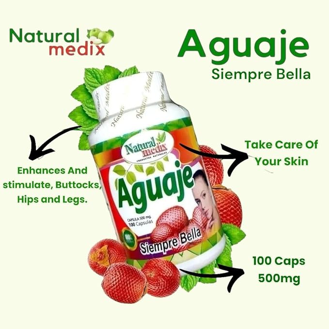 Aguaje Siempre Bella by Natural Medix – Amazonian Superfruit for Feminine Vitality Balance &amp Radiance