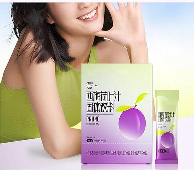 Prune Lotus Leaf Juice Prune Juice Organic Prune Lotus Leaf Juice Prune Juice for Constipation for Big Belly and Fat People (3box)