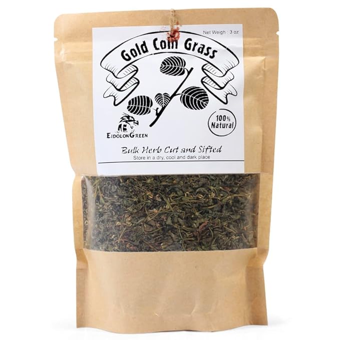 Gold Coin Grass Tea (Lysimachia christinae) - Herbal Blend for Kidney &amp Gallbladder Health | Dried Loose Leaf (3 Ounce (Pack of 1))