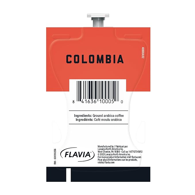 Flavia Alterra Colombia Coffee Freshpacks works only with Flavia Brewers Medium Roast (Case of 100)