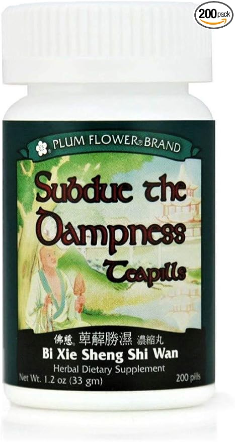Subdue The Dampness Teapills (Bi Xie Sheng Shi Wan) 200 ct Plum Flower