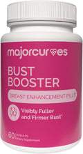 Bust Booster Breast Enhancement Pills – Natural Supplement for Breast Growth Firmness Fuller Shape Curvier Bust Rounder Cleavage Volume Boost – Made in USA