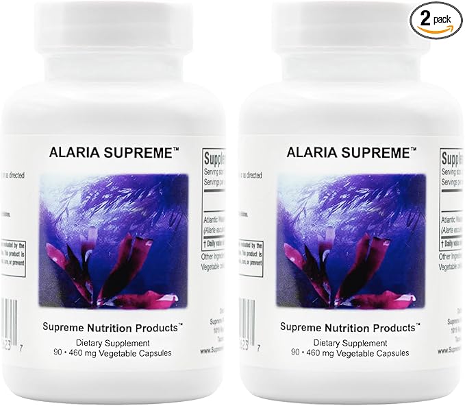Supreme Nutrition Alaria Supreme 90 Pure Atlantic Wakame Vegetarian Capsules (Pack of 2)
