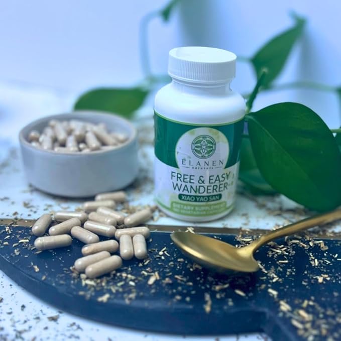 Elanen Naturals Xiao Yao San Free and Easy Wanderer Xiao Yao Wan Xiao Yao Pian 100 Vegetarian Capsules