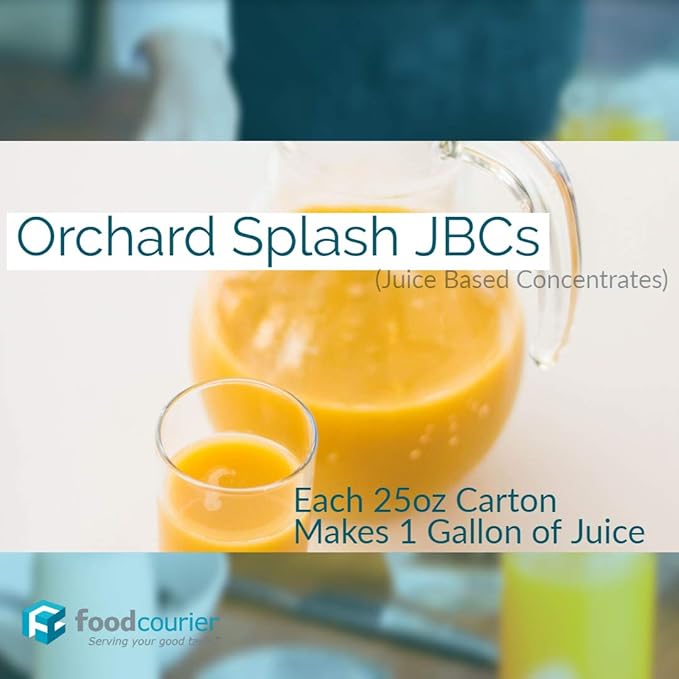 Orchard Splash Grape Blend 100% Juice Based Concentrate 25oz (12 Cartons per Case)