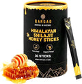 Pure Himalayan Shilajit Honey Sticks with Saffron – 30 Count | 75%+ Fulvic Acid 85+ Trace Minerals | Natural Energy &amp Immunity Booster | Easy Single-Use Packets