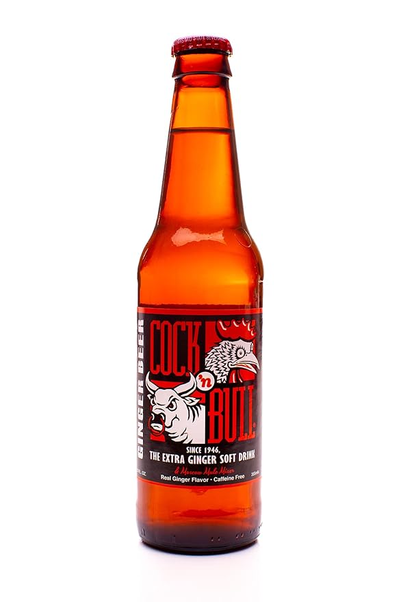 Cock 'n Bull Ginger Beer 12/12 fl. oz. (355ml) Glass Bottle Case (12-Pack)