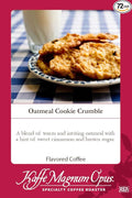 Kaffe Magnum Opus Oatmeal Cookie Crumble Ground Coffee - 72 Packs of 2.5 Oz Each - Gourmet Flavored Coffee for Chefs