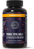 Primal Harvest Total Male+ Multivitamin for Men Vitamins Minerals and Herbal Support for Energy Vitality Immune Health and Performance (1 Pack (90 Count))