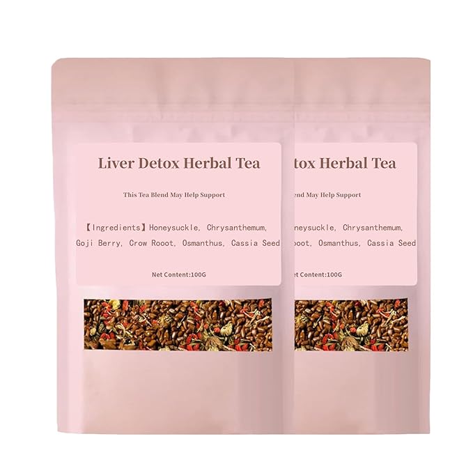 Liver Detox Herbal Tea 100 G Kidney And Liver Detox Tea Dandelion Chrysanthemum Cassia Seed Goji Berry Tea Chinese Kidney &amp Liver Health Tea Bags (2pcs)