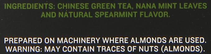Wissotzky the Signature Collection Tea Timeless Green Tea with Nana Mint 16 Count (Pack of 6)