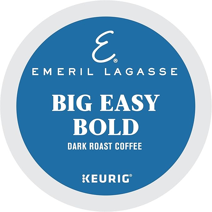 Emeril Big Easy Bold Coffee Single-Serve Keurig K-Cup Pods Dark Roast 48 Count (2 Boxes of 24 Pods)