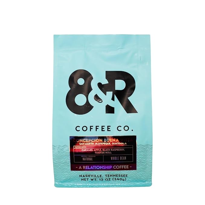 Concepción Buena Vista Natural Guatemala - Roasted by 8th &amp Roast Coffee Co. - Whole Bean Coffee - 12 Ounce Bag